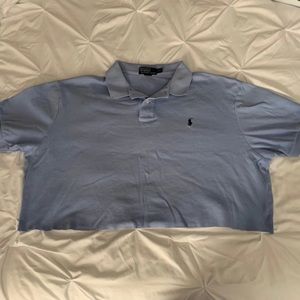 polo ralph lauren cropped top
